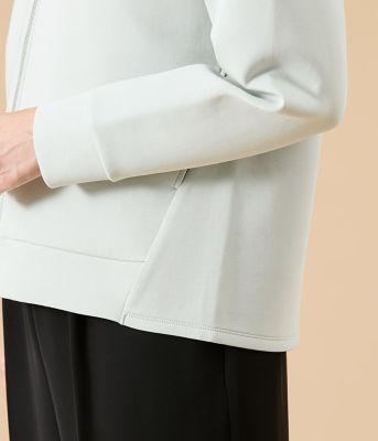 ストレッチ】コットン混ダンボール パーカー