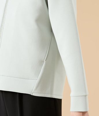 ストレッチ】コットン混ダンボール パーカー