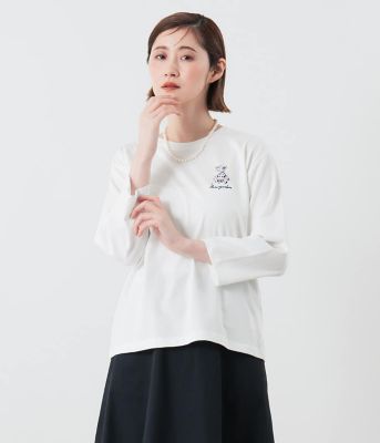 ニューヨーカータータンベア プリント7分袖Tシャツ