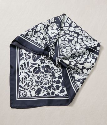 バイカラーフラワースカーフ（202651928821） | NEWYORKER