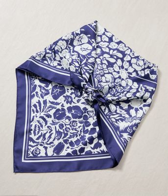 バイカラーフラワースカーフ（202651928821） | NEWYORKER