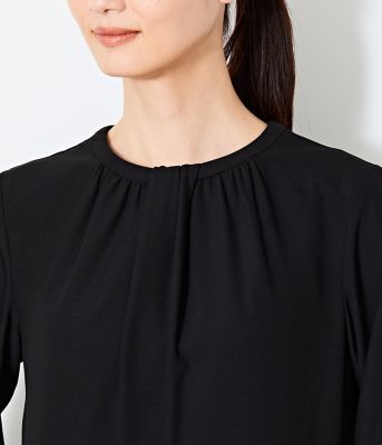 ★専用出品★ 140 ❤︎新品❤︎ ワンピース＆トレーナー＆スカパン L】スパンジョーゼット フロントタックワンピース