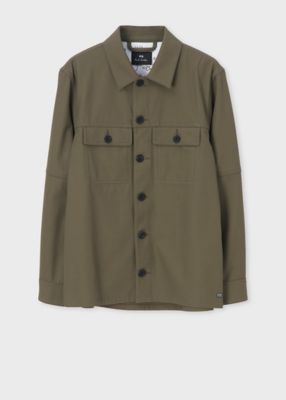 ＜Paul Smith (Men)＞ハイツイストコットン　ワークブルゾン（１３２１０６２４００９４９Ｘ＿＿＿＿）