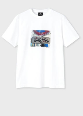 ＜Paul Smith (Men)＞【Ｔａｋｅｎ　ｂｙ　Ｐａｕｌ】　ハートサイン　プリントＴシャツ（１３２５７５５１０００１１Ｒ＿＿＿＿）