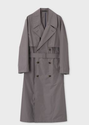 ＜Paul Smith (Men)＞リラクシングテクスチャー　ロングトレンチコート（１３３１１５０８８Ｙ）