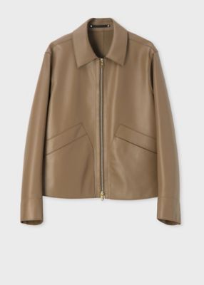 ＜Paul Smith (Men)＞ラムレザー　ブルゾン（１３３１１７１０６ＹＬＢ）