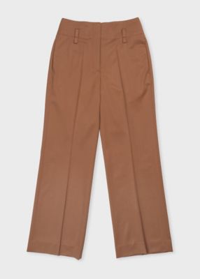 ＜Paul Smith (Women)＞ウィメンズ　ウールストレッチ　ワイドパンツ（１３５０２３２８９Ｔ）