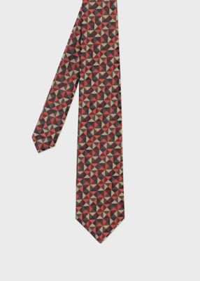 Paul Smith (Men)/ポール・スミス ジオメトリック パターン タイ(140085552MT)