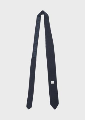 ソリッドカラー　ニットタイ（１４００９３ＫＮＩＴ）