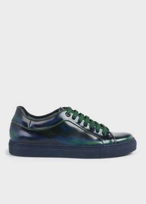 ＜Paul Smith (Men)＞”Ｂａｓｓｏ”　レザースニーカー（１４０８０２８５００ＢＡＳＳ＿＿＿＿）