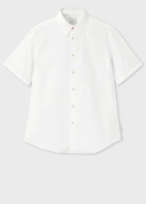 ＜Paul Smith (Men)＞レインボーステッチ　半袖シャツ（１４２３００７３３０６１９ＰＮ２＿＿）