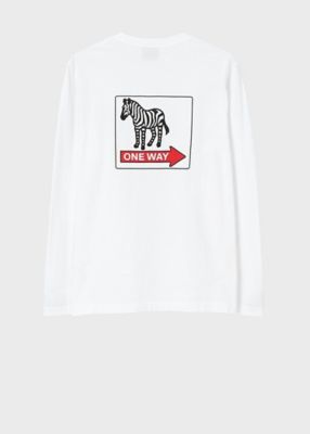 ”Ｚｅｂｒａ　ＯＮＥＷＡＹ”　プリント長袖Ｔシャツ（１４２５５５ＥＣ０１１ＲＬ）