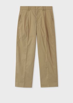 ＜Paul Smith (Men)＞オーガニックコットン　ワイドシルエットトラウザーズ（１４３１０７８２５Ｙ）