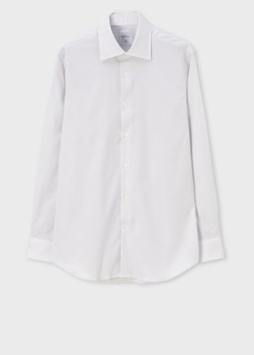 ＜Paul Smith (Men)＞カットドビー　ドレスシャツ（１４３２１２８０４ＰＲ）
