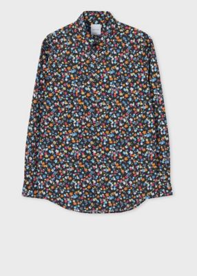 Paul Smith SCREEN FLORAL ノースリーブシャツ 花柄