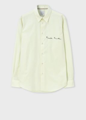 ＜Paul Smith (Men)＞”Ｄｒａｗｉｎｇ　Ｌｏｇｏ”　カジュアルシャツ（１４３３６４７２００９０１ＵＥ＿＿＿）