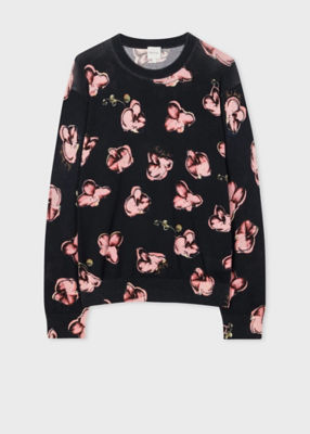 ＜Paul Smith (Men)＞”Ｏｒｃｈｉｄ”　クルーネックニット（１４３４０４９０００６４２Ｙ＿＿＿＿）