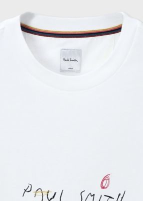 【お洒落感】Paul Smithポールスミス Doodle Logo Tシャツ Doodle Logo” Tシャツ（143551919T