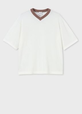 ＜Paul Smith (Women)＞ウィメンズ　シアー　半袖ニット（１４５２５２ＫＮ１３０）