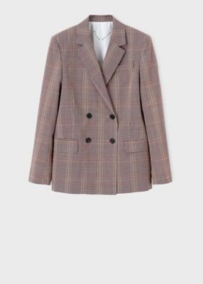 ＜Paul Smith (Women)＞ウィメンズ　プリンス　オブ　ウエールズ　チェック　ジャケット（１４５３０２２０００２４６Ｊ＿＿＿＿）