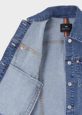 Paul Smith JEANS 洗える デニムジャケット 膝丈 ウエストマーク m77941933863_1.jpg?1728296098