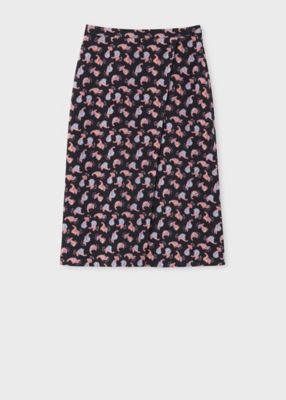 ポールスミス　花柄　スカート　和柄　　PAUL SMITH　ワールド Paul Smith（ポールスミス）の「Botanical Collageプリーツ