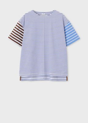 ウィメンズ　ミックス　ボーダー　半袖Ｔシャツ（１４５４０４Ｊ３５５）