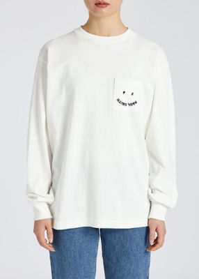 ウィメンズ　”Ｈａｐｐｙ”　ロングスリーブＴシャツ（１４５４０６２３４ＶＥ）