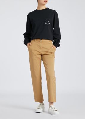 ウィメンズ　”Ｈａｐｐｙ”　ロングスリーブＴシャツ（１４５４０６２３４ＶＥ）
