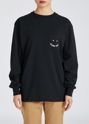 ウィメンズ　”Ｈａｐｐｙ”　ロングスリーブＴシャツ（１４５４０６２３４ＶＥ）