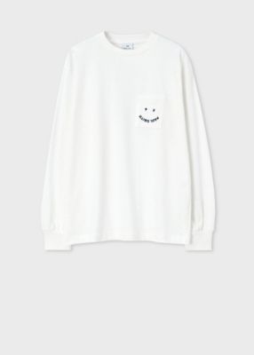 ＜Paul Smith (Women)＞ウィメンズ　”Ｈａｐｐｙ”　ロングスリーブＴシャツ（１４５４０６５６００２３４ＶＥ＿＿＿）