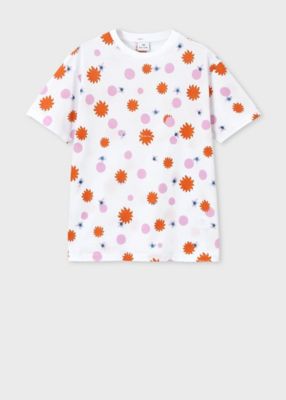 ＜Paul Smith (Women)＞ウィメンズ　”Ｉｂｉｚａ　Ｓｕｎｆｌｏｗｅｒ”　半袖Ｔシャツ（１４５４５５２３２Ｖ）