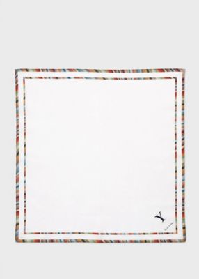 ＜Paul Smith (Women)＞ウィメンズ　イニシャル　エンブロイダリー　ハンカチ（１４５６３４８９１０ＨＡＮＫＹ＿＿＿）