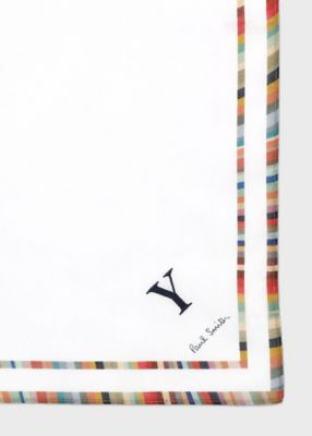 ウィメンズ　イニシャル　エンブロイダリー　ハンカチ（１４５６３４８９１０ＨＡＮＫＹ＿＿＿）