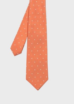 Paul Smith (Men)/ポール・スミス コントラストカラー ポルカドット タイ(15000495IR)