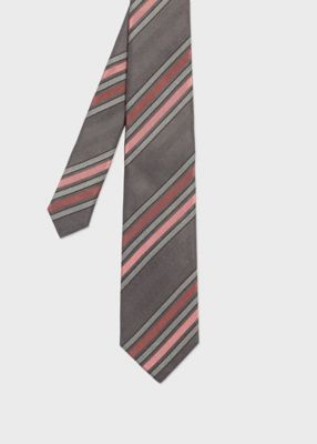 Paul Smith (Men)/ポール・スミス コントラスト ヘリンボーン タイ(150014552MJ)