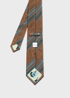 Paul Smith】プリンテッドコットンチーター ブルゾン CAMEL