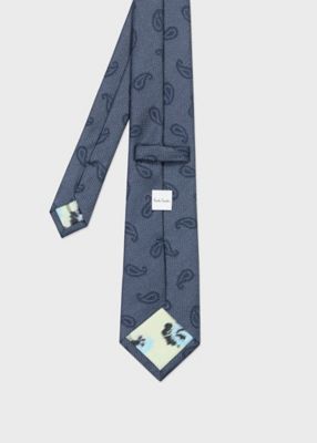 未使用品　Paul Smith 白ジャカード　ネクタイ 結婚式 ペイズリー　新品 未使用品 Paul Smith 白ジャカード ネクタイ 結婚式 ペイズリー
