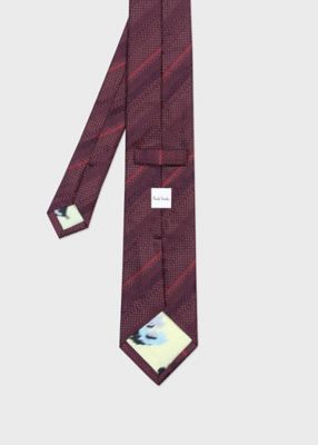 【Paul Smith】テクスチャーミックス レジメンタル タイ ドット テクスチャーミックス レジメンタル タイ