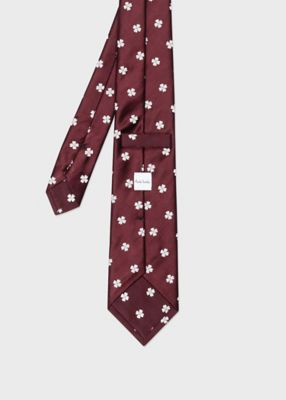 Paul Smith ポールスミス ネクタイ 名入れ 刺繍 ハート ドット