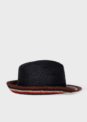 Paul Smith (Men)/ポール・スミス ”Signature Stripe” ストローハット(150317930A)