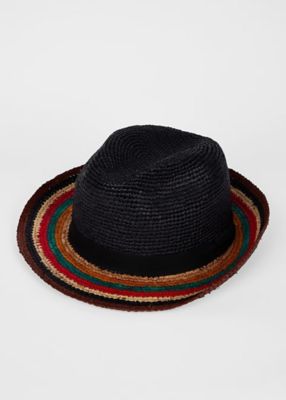 ”Ｓｉｇｎａｔｕｒｅ　Ｓｔｒｉｐｅ”　ストローハット（１５０３１７９３０Ａ）