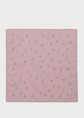 ＜Paul Smith (Men)＞”Ｐａｕｌ’ｓ　Ｐｅｏｐｌｅ”　ハンカチ（１５０３５６ＨＡＮＫ）