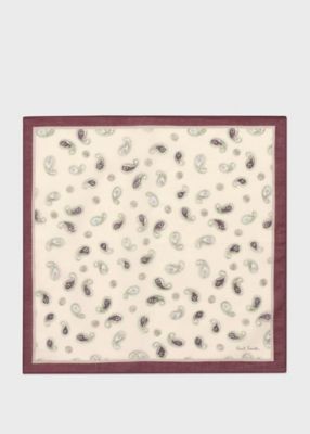 Paul Smith (Men)/ポール・スミス ”Summer Paisley” ポケットチーフ(150384CHIF)