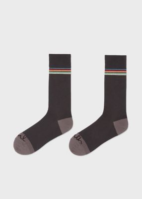 ”Ｓｉｇｎａｔｕｒｅ　Ｓｔｒｉｐｅ　ｌｉｎｅ”　ソックス（１５０６００ＤＲＯ）