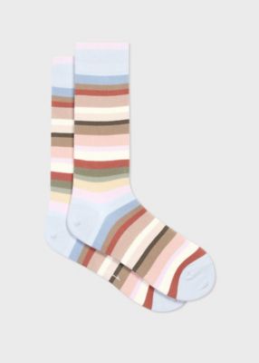 Paul Smith (Men)/ポール・スミス ランダムストライプ ソックス(150619CS)