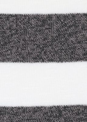 コントラスト　スラブボーダー　ソックス（１５０６２１ＣＳ）