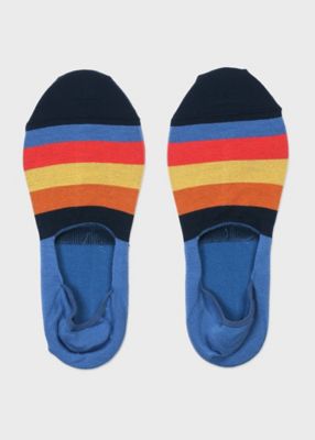 ＜Paul Smith (Men)＞アーティストストライプ　シューズインソックス（１５０６５６ＬＦ）