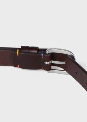 レア✨Paul Smith スタンドカラーコート 牛革ベルト ロゴ刻印