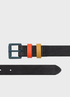 ＜Paul Smith (Men)＞コントラストバックル　レザーベルト（１５０７１０ＣＭ）